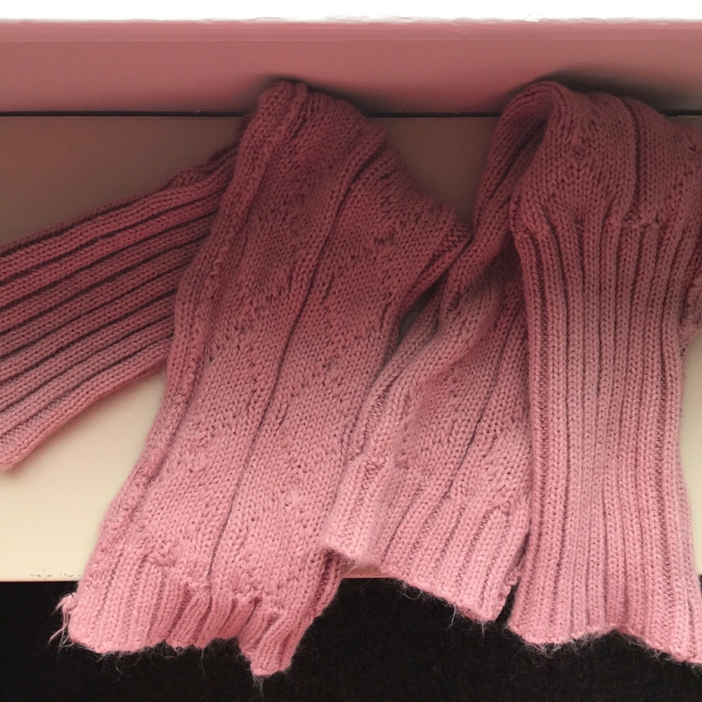 Lavender leg warmers